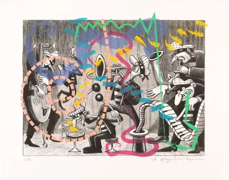 Litografía Spiegelman - Silent Six