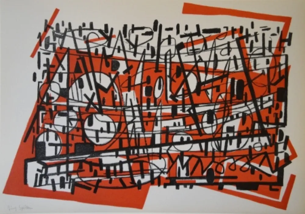 Litografía Spiller - Untitled