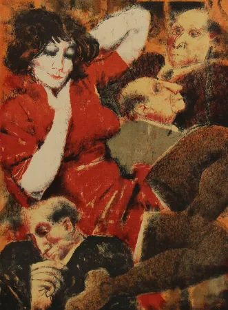 Litografía Squillantini - SENZA TITOLO