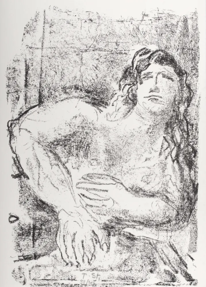 Litografía Stadler - The Men, 1972 - Hand-signed