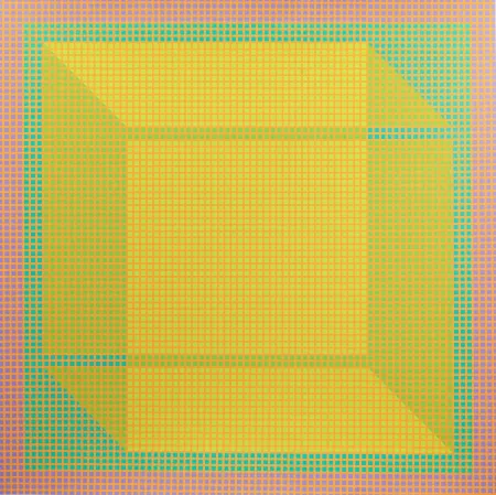 Serigrafía Stanczak - Boxed, from Twelve Progressions