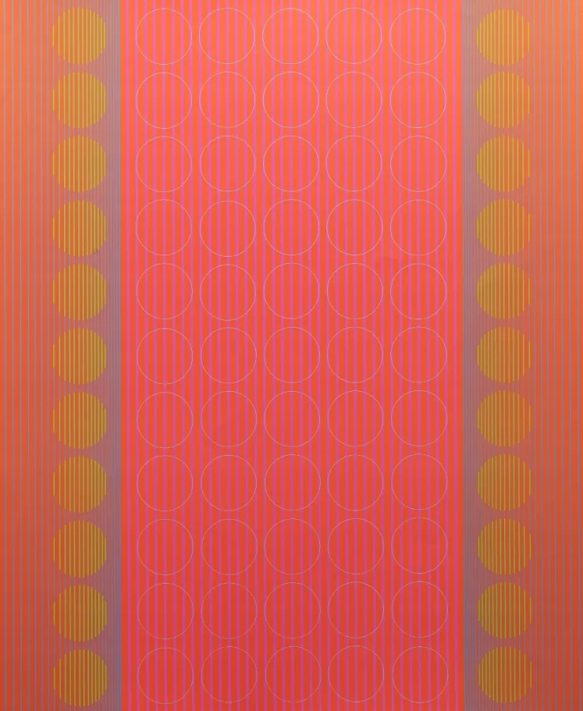 Serigrafía Stanczak - Centered Rings, from Twelve Progressions