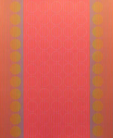 Serigrafía Stanczak - Centered Rings, from Twelve Progressions