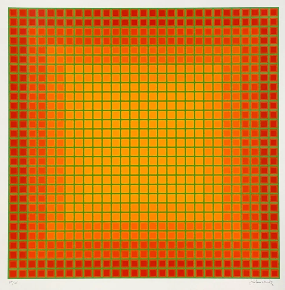 Serigrafía Stanczak - Let It Be Orange