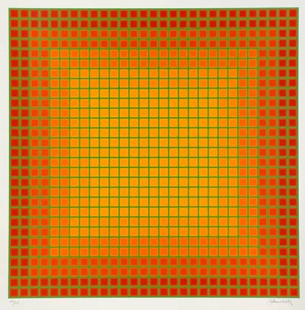 Serigrafía Stanczak - Let It Be Orange