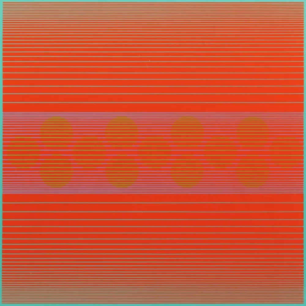 Serigrafía Stanczak - Median with Circles, from Variants