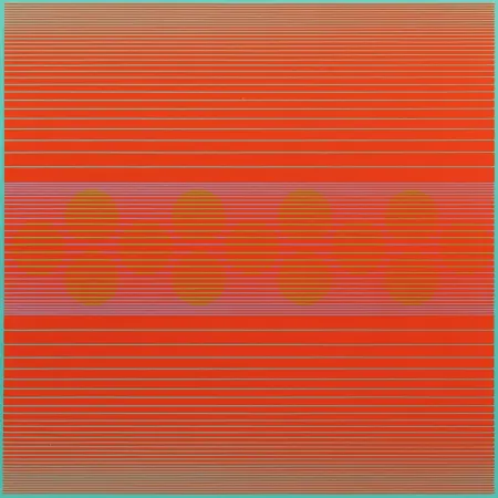 Serigrafía Stanczak - Median with Circles, from Variants