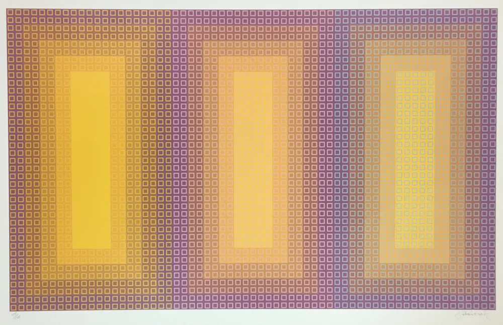 Serigrafía Stanczak - Tempo of Three