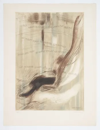 Aguafuerte Y Aguatinta Staritsky - Gravure-Poème, Pierre Restany.