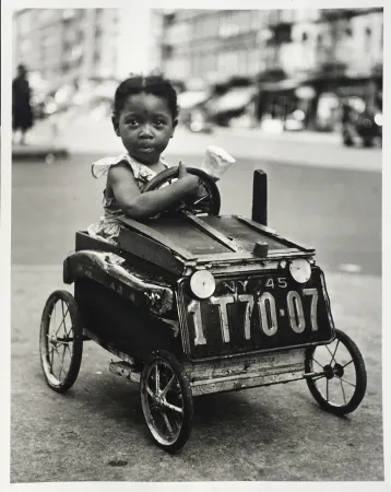 Fotografía Stein - Girl in Car, New York 