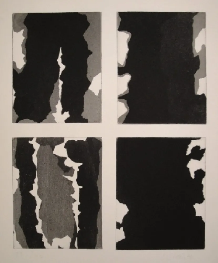 Aguatinta Stein - Ohne Titel