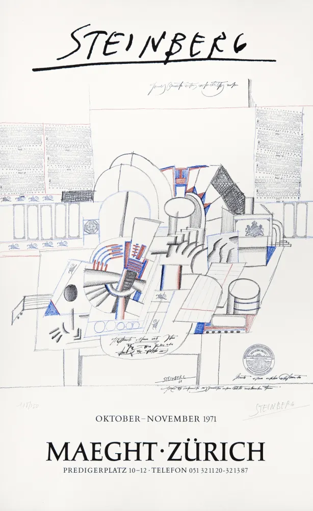 Litografía Steinberg - AVL Zürich 