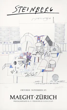 Litografía Steinberg - AVL Zürich 