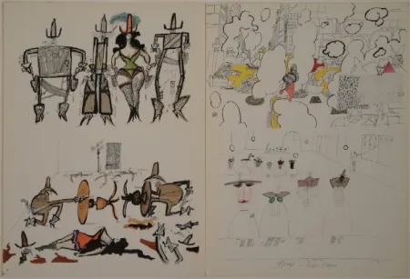 Libro Ilustrado Steinberg - DERRIÈRE LE MIROIR, Nos 53-54