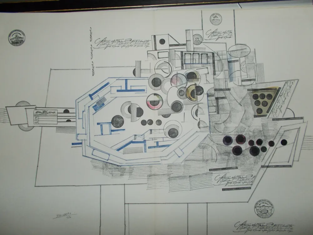 Litografía Steinberg - Le Bateau