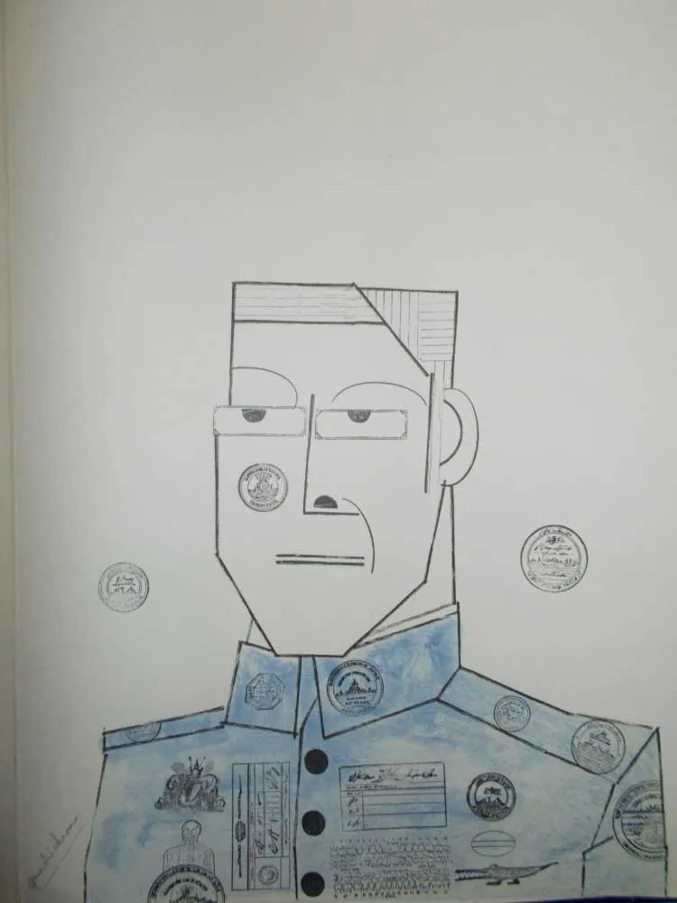 Litografía Steinberg - Le Général