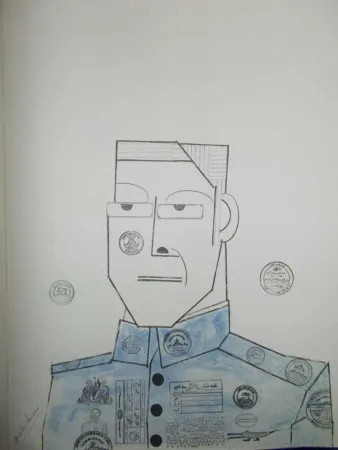 Litografía Steinberg - Le Général