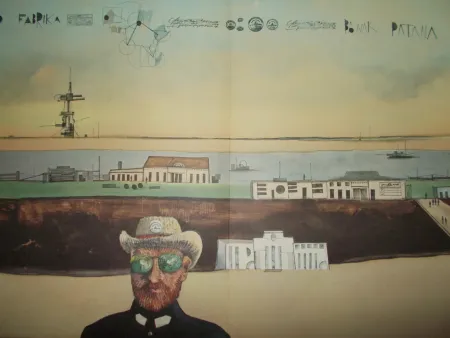 Litografía Steinberg - Le Port