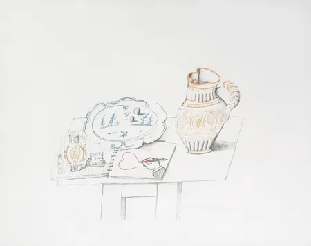 Litografía Steinberg - Mois du coeur(1974)