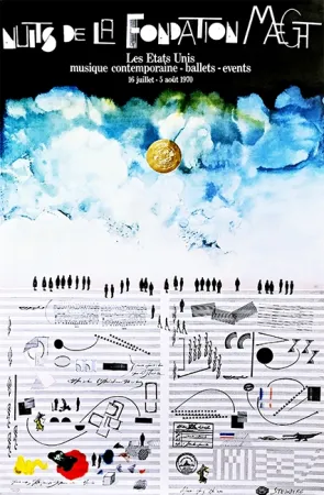 Litografía Steinberg - Saul Steinberg Nuits de La Fondation Maeght, 1970