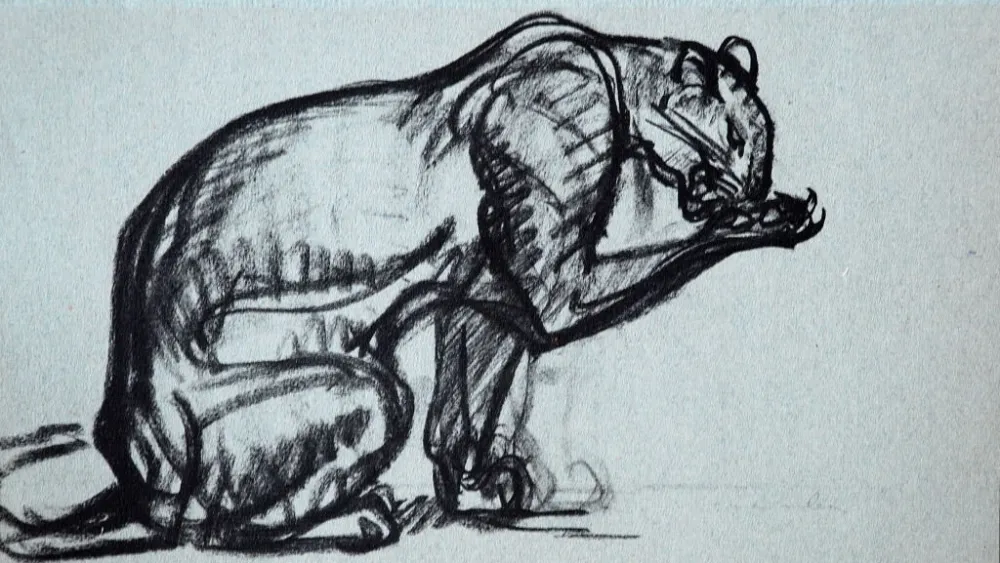 Litografía Steinlen - Chats et Autres Bêtes