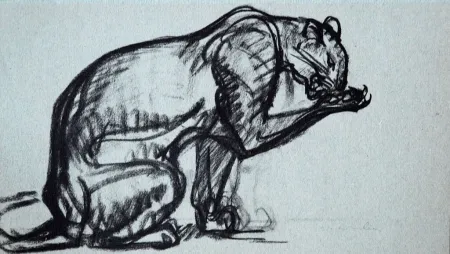 Litografía Steinlen - Chats et Autres Bêtes