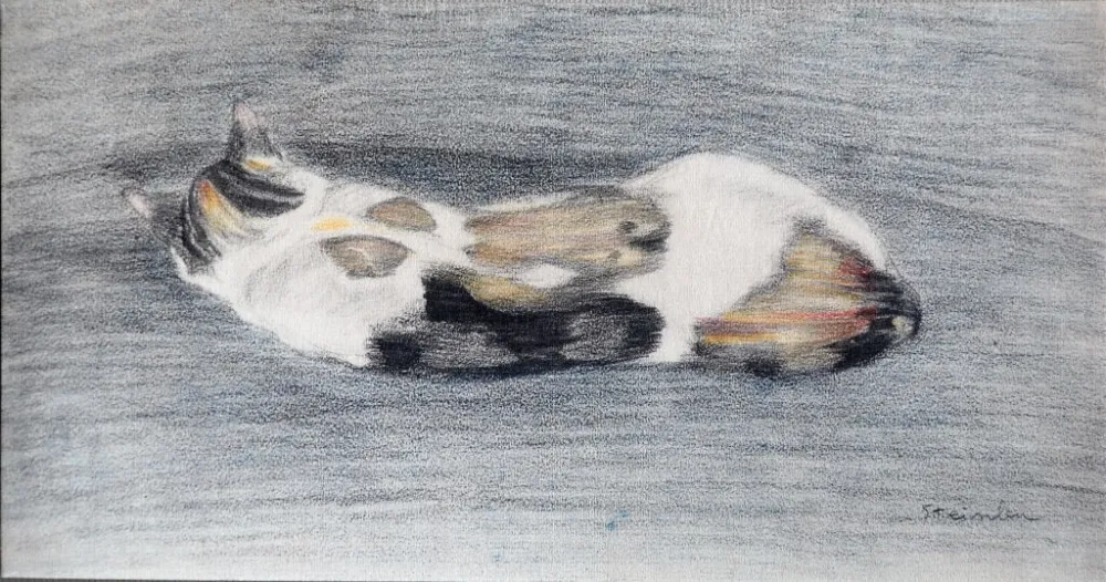 Litografía Steinlen - Chats et Autres Bêtes