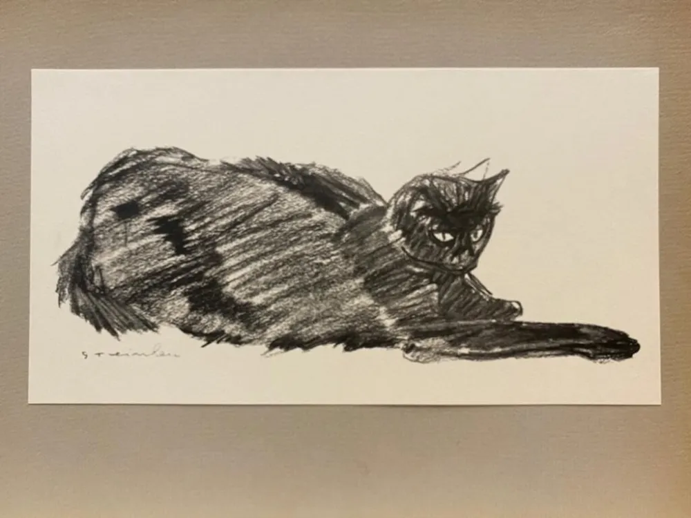 Litografía Steinlen - Chats et Autres Bêtes