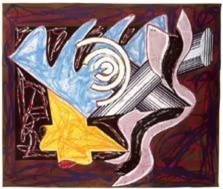 Serigrafía Stella -  A HUNGRY CAT ATE UP THE GOAT