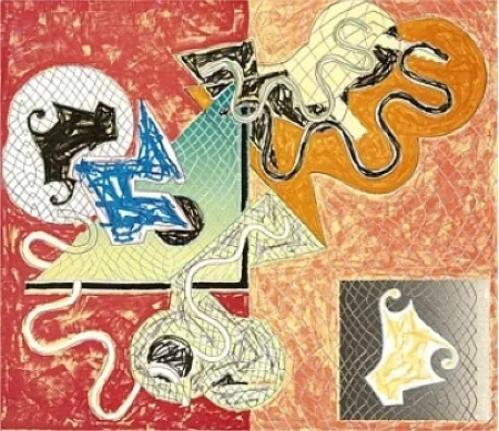 Litografía Stella - Shards IV