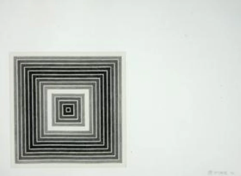 Litografía Stella - Sharpesville