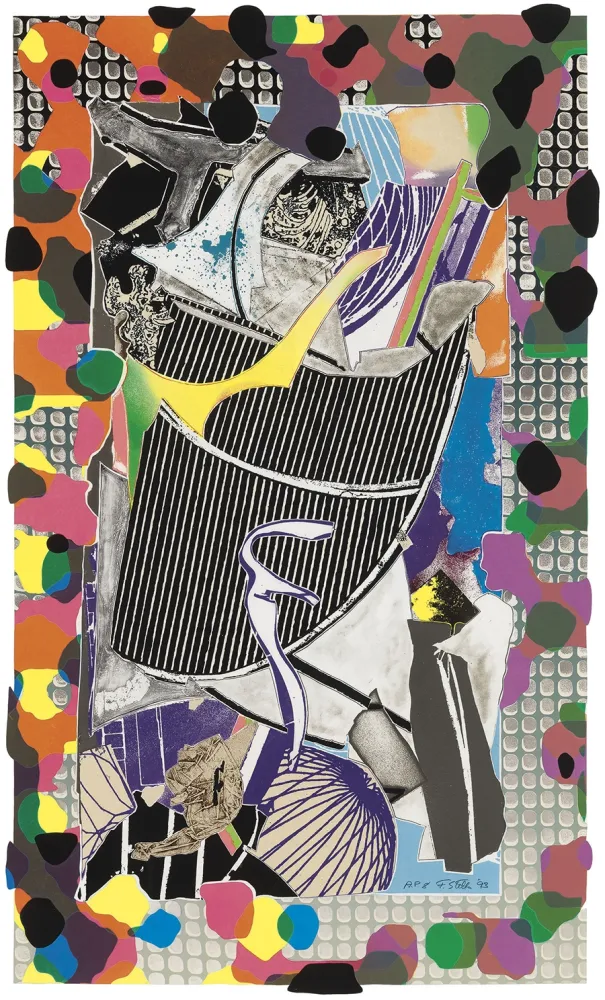 Litografía Stella - The Battering Ram (From Moby Dick Deckle Edges Series)