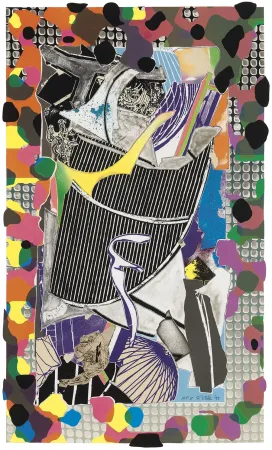 Litografía Stella - The Battering Ram (From Moby Dick Deckle Edges Series)