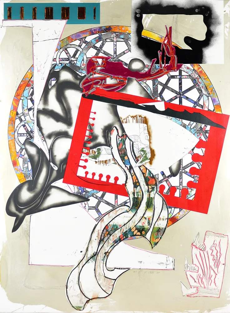 Litografía Stella - The Pacific, from The Waves I