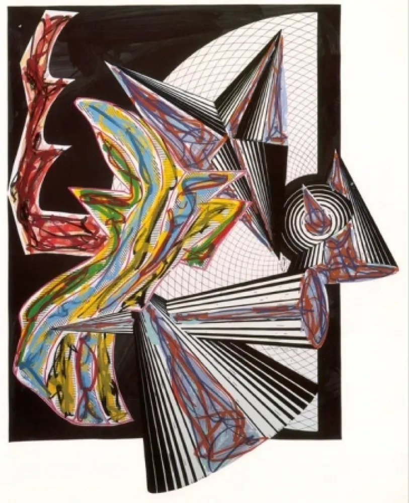 Serigrafía Stella -  THEN CAME DEATH AND TOOK THE BUTCHER