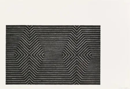 Litografía Stella - Turkish Mambo (From Black Series)