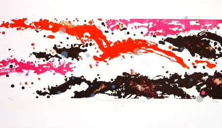 Litografía Stholl - Danse chromatique à contre-vague