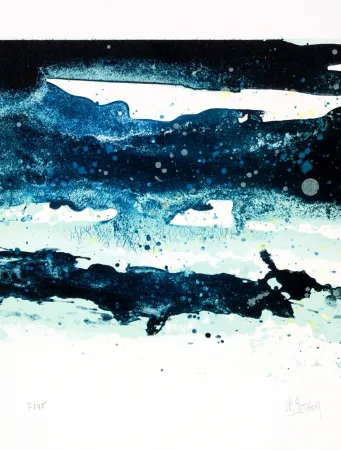 Litografía Stholl - Fraktion de contre vagues