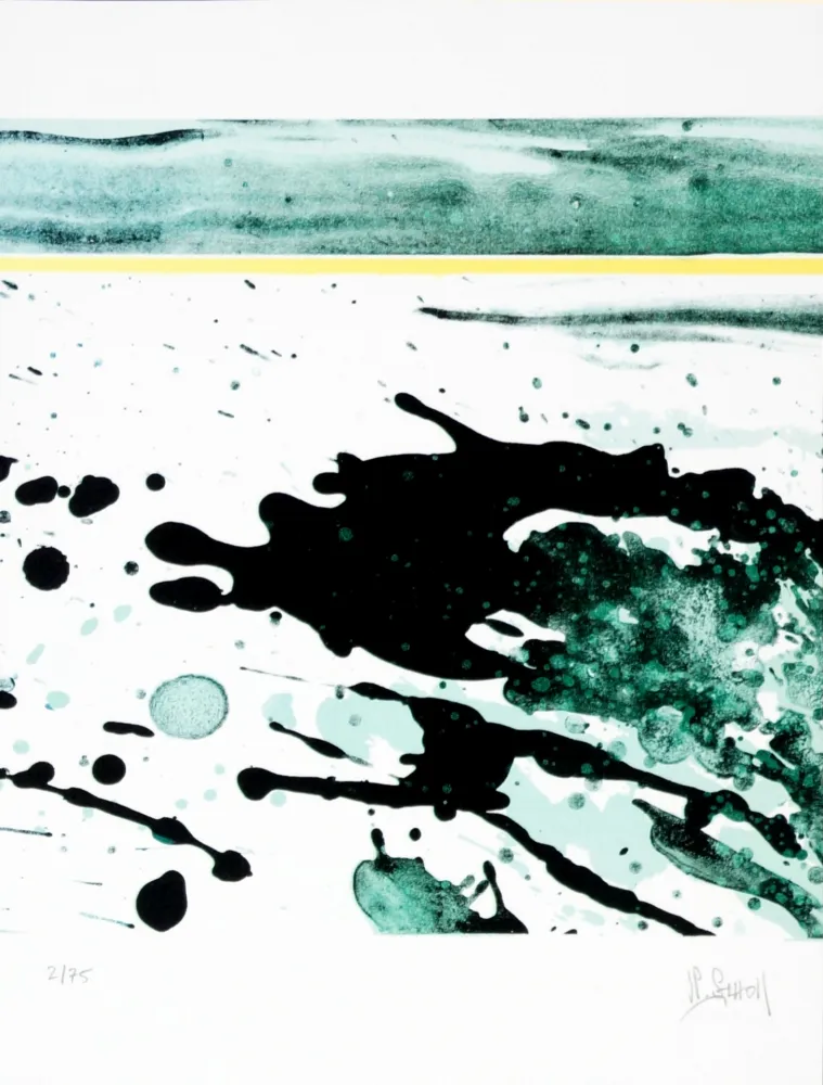 Litografía Stholl - Fraktion de contre vagues