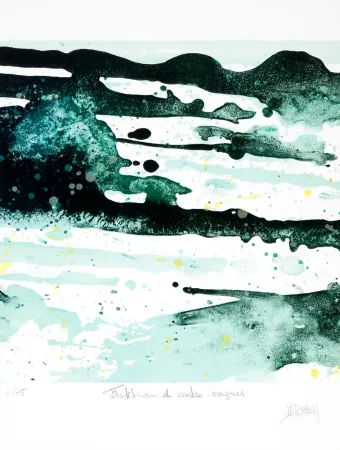 Litografía Stholl - Fraktion de contre vagues