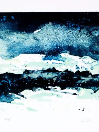 Litografía Stholl - Fraktion de contre vagues