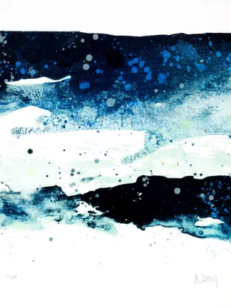 Litografía Stholl - Fraktion de contre vagues