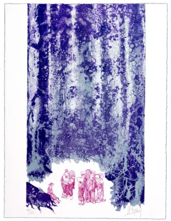 Litografía Stholl - Le petit poucet 3