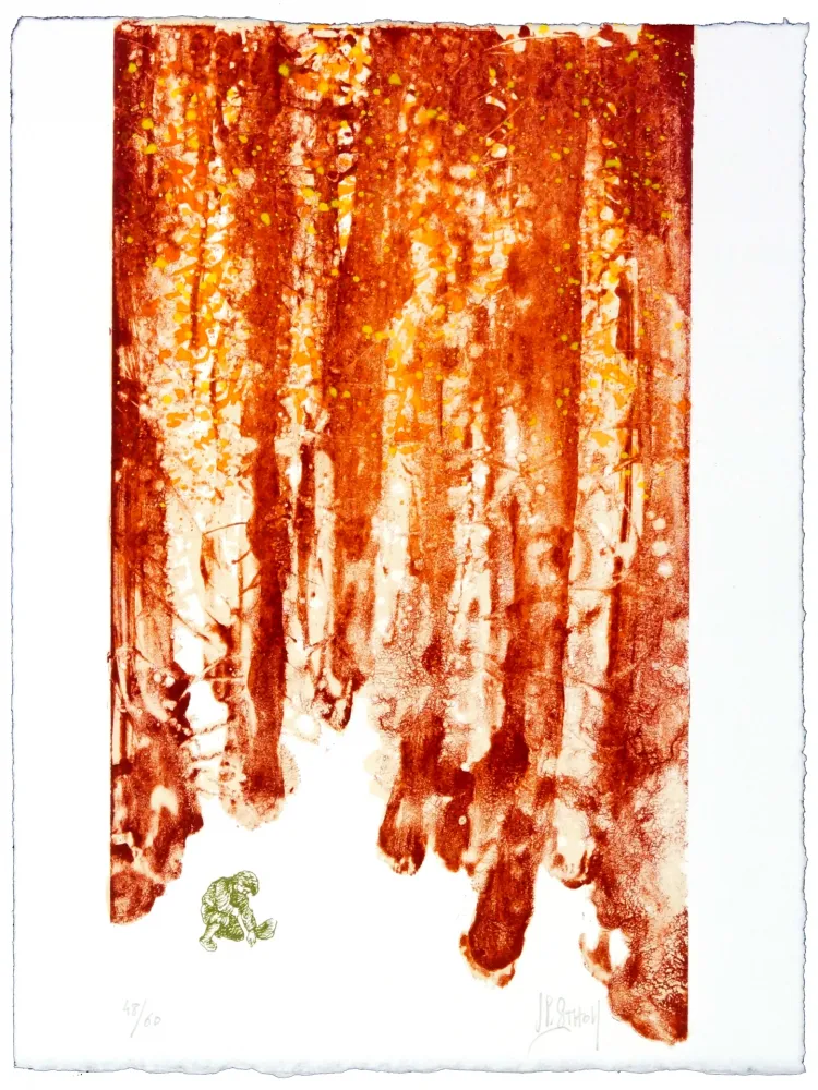 Litografía Stholl - Le petit poucet 4