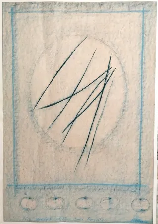 Litografía Strazza - Lo specchio delle cose lasciate
