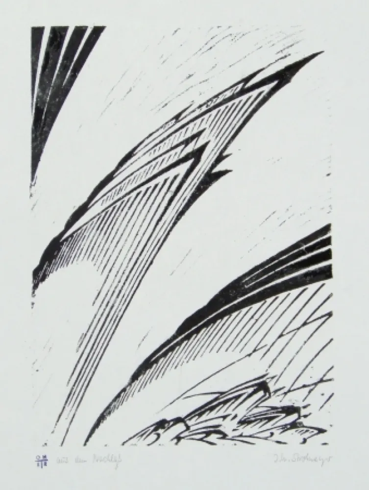 Linograbado Strohmeyer - Chilehaus (