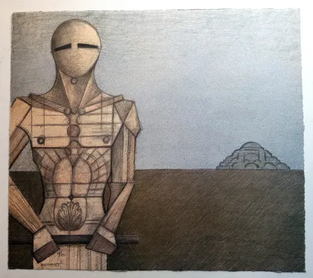 Litografía Subirachs - Tirant lo Blanc