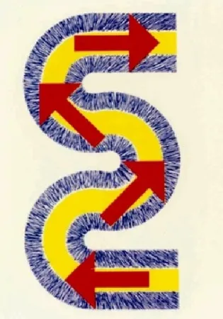 Litografía Sugai - S (Flèches rouges)