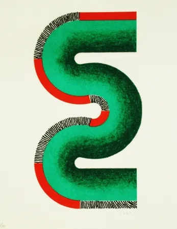 Litografía Sugai - S (vert)