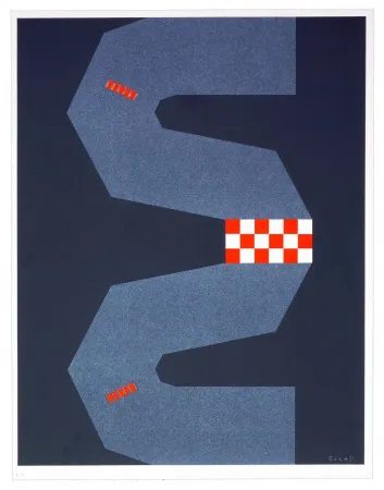 Litografía Sugai - Sans Titre